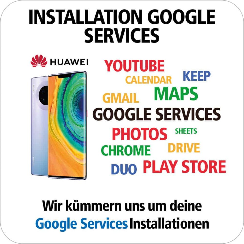 Google Services Installation -Wir kümmern uns