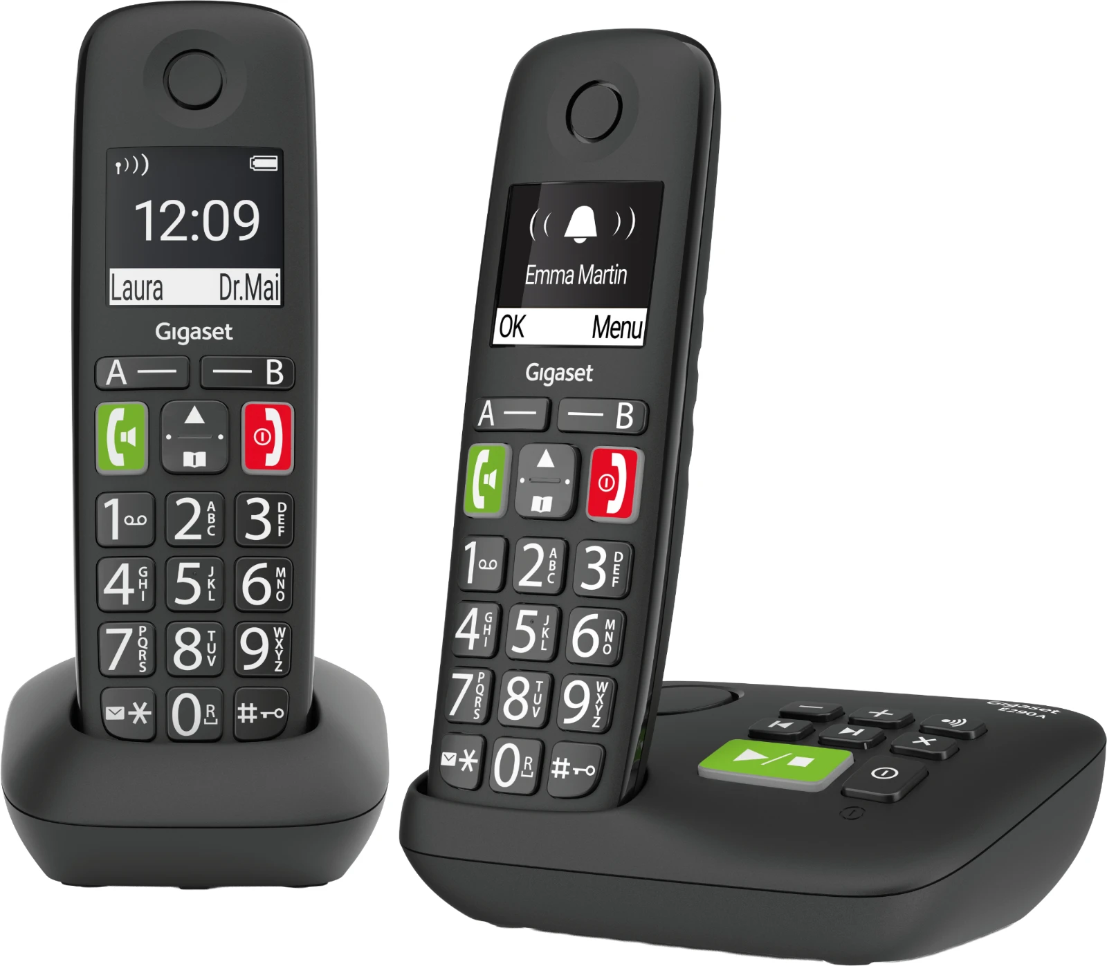 Gigaset E290A Duo Schwarz